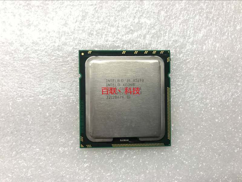 正式版intel至强 x5690cpu 1366针3.46g主频6核12线程