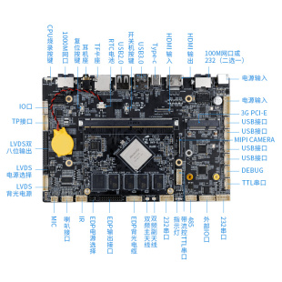 rk3399 3288安卓主板j1900j4125工控一体机工业平板电脑直播linux