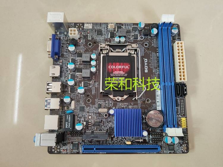 冲新梅捷h61l-m itx迷你主板17×17cm尺寸 1155针ddr3支持i3