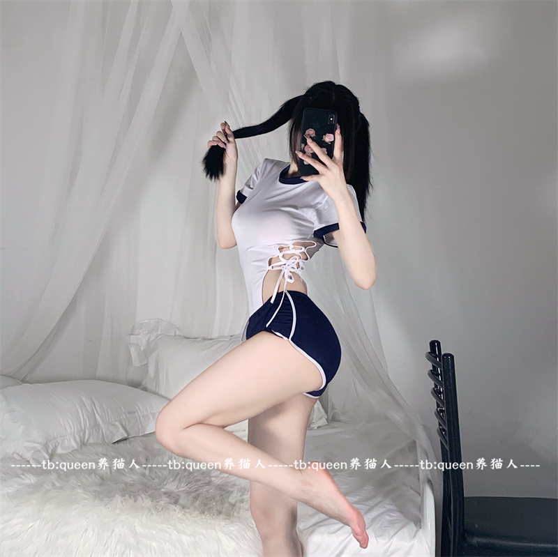 辣妹性感连体衣2023新款运动套装