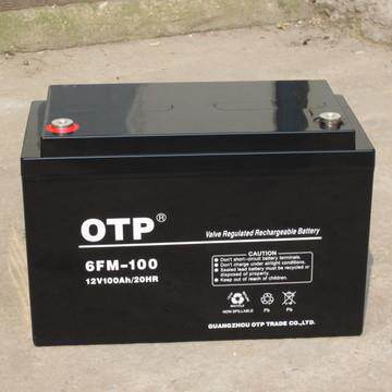OTP铅酸蓄电池12v100ah 6FM-100直流屏UPS太阳能房车铁路医疗机房