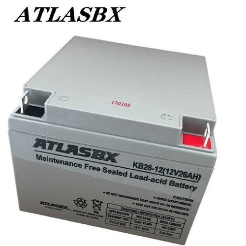 韩国ATLASBX蓄电池KB26-12 12V26Ah基站后备电源UPS通信