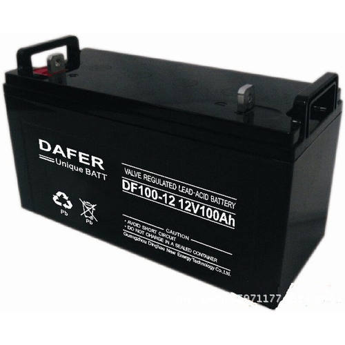 DAFER德富力蓄电池NP100-12铅酸免维护12V100AH不间断UPS应急电源
