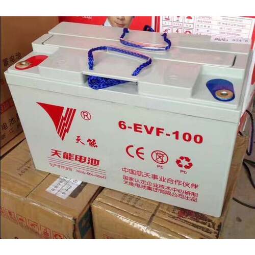 新款 天能6-EVF-/12V100AH 电动汽车洗地机免维护蓄电池
