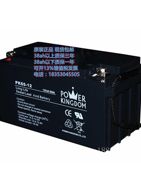 POERKINGDOM 三力豫光蓄电 池12V65A H机房应急电源 PK65-12 电瓶