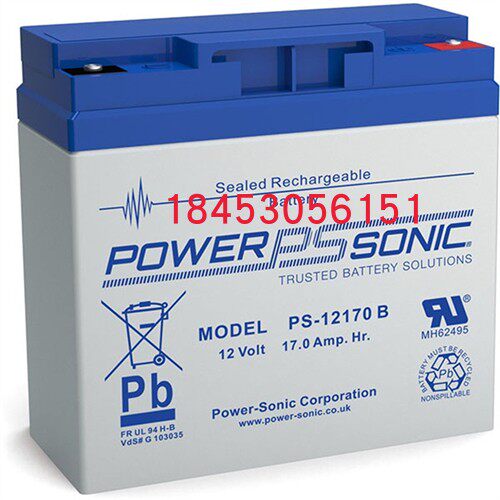 POWER-SONIC蓄电池PS-12170 B电瓶12Volt 17.0Amp.Hr. MH62495