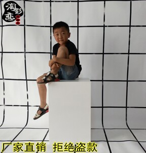 儿童摄影道具长方体正方体木墩产品a拍照道具影楼新款创意拍摄道