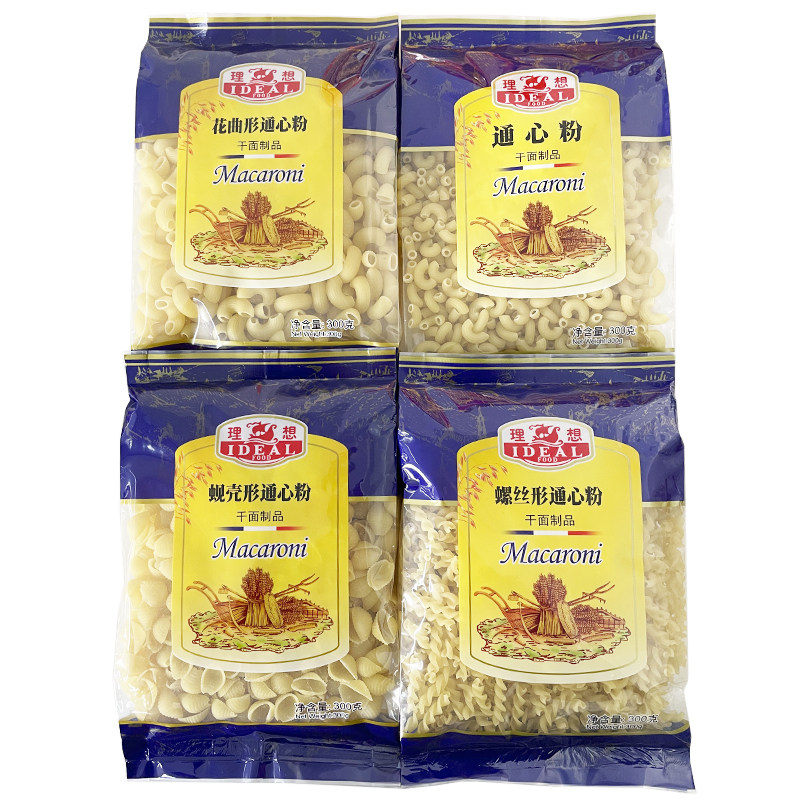 理想蚬壳形通心粉300g*4包袋装烹煮焗意粉拌面空心粉早餐意式面条,粮油调味/速食/干货/烘焙,待煮速食面/拉面/面皮/西式面,淘宝优惠券,粉丝福利购,淘宝优惠卷
