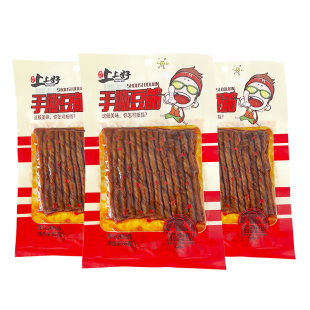 上上好手撕豆筋膨化豆制品面筋儿时怀旧休闲解馋零食辣条小吃85g