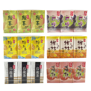 道地百果园柑桔柠檬茶饮品乌龙茶蜂蜜绿茶荔枝红茶夏天果饮料