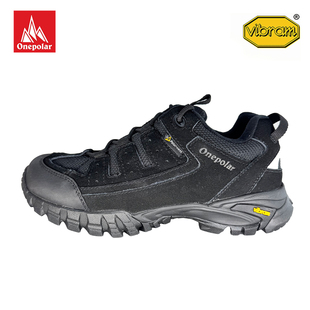 onepolar极地户外专业暴雨级全防水防滑徒步登山鞋 男女V底爬山鞋