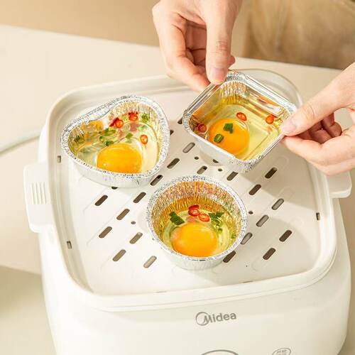 食品级爱心型锡纸碗烤鸡蛋蘸料杯