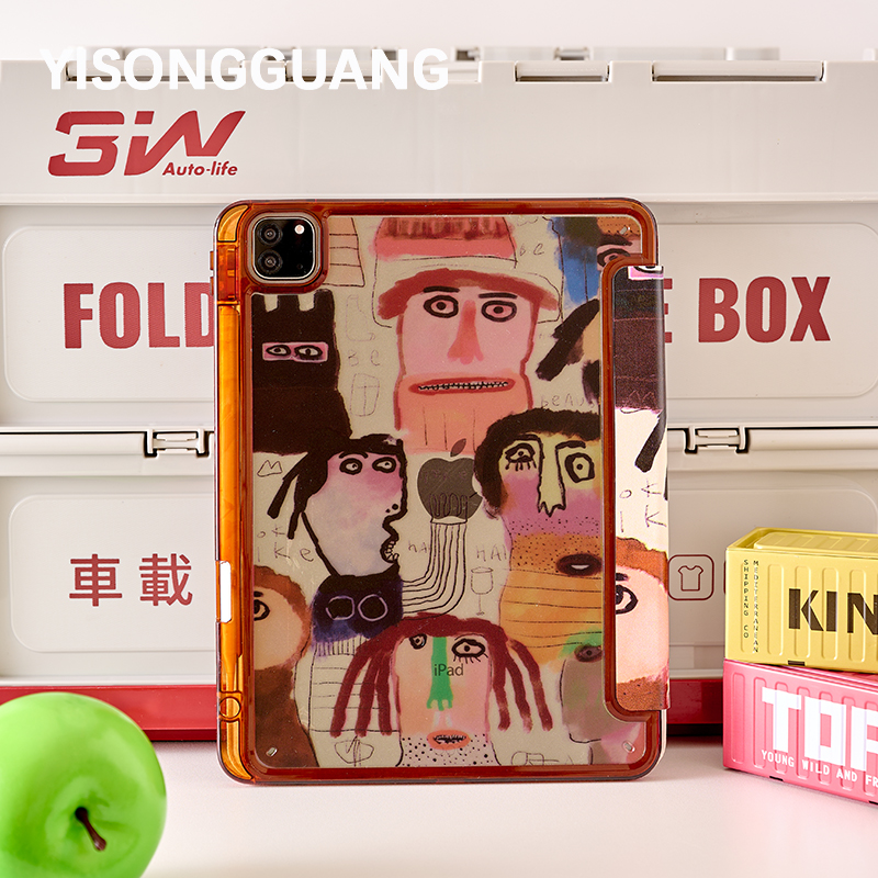 艺术丑萌人像苹果ipad11保护壳