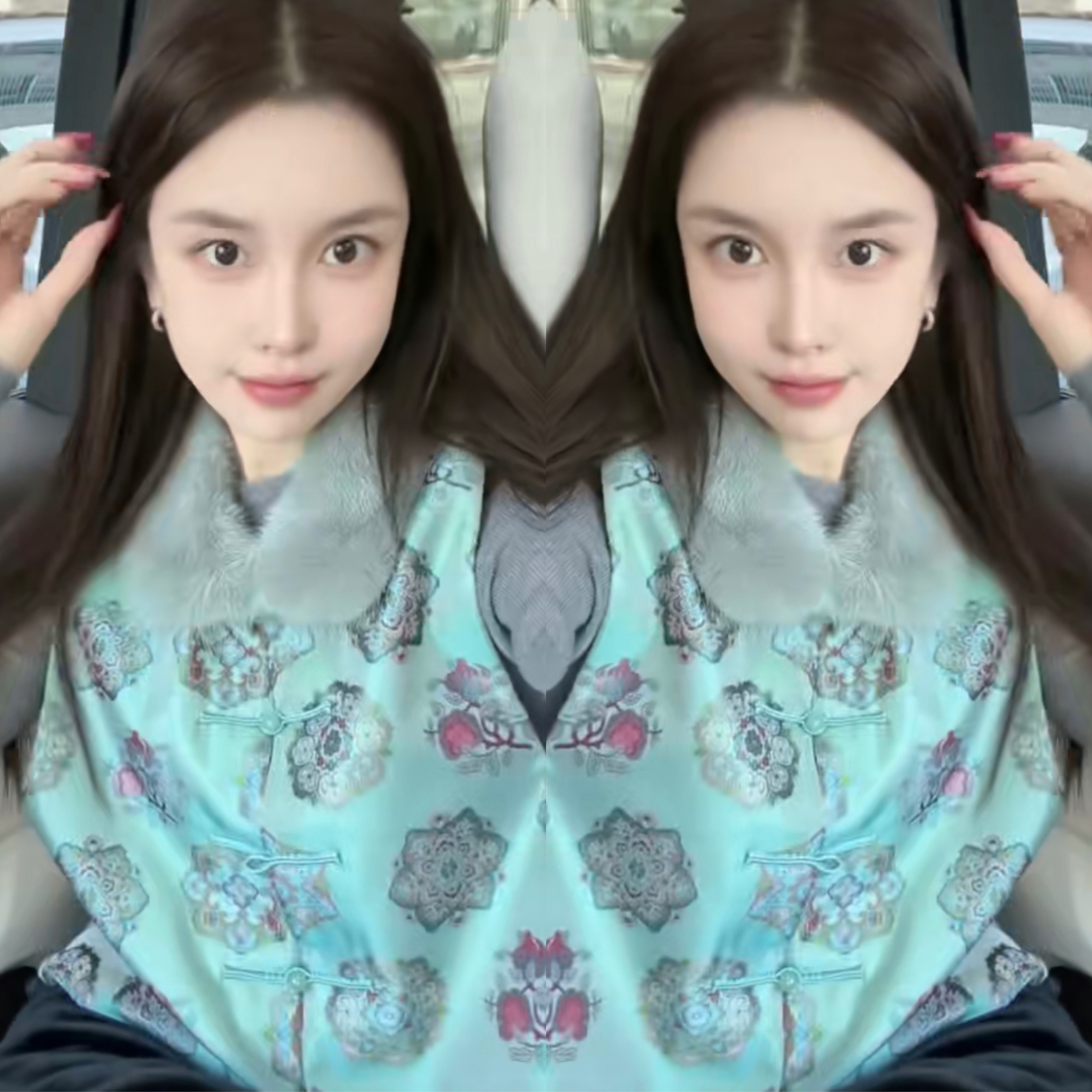 新中式国风时尚两件套2026早春网红新款缎面毛领马甲显瘦打底衫女,女装/女士精品,上衣,淘宝优惠券,粉丝福利购,淘宝优惠卷