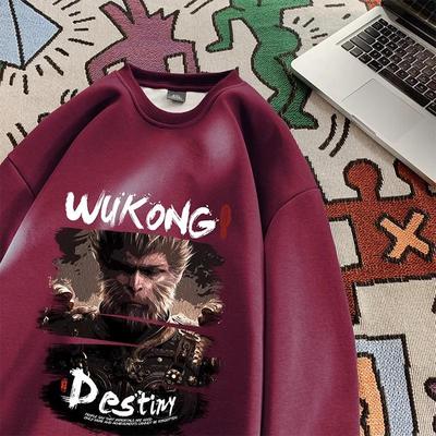 青少年2024秋季潮牌痞帅卫衣新款