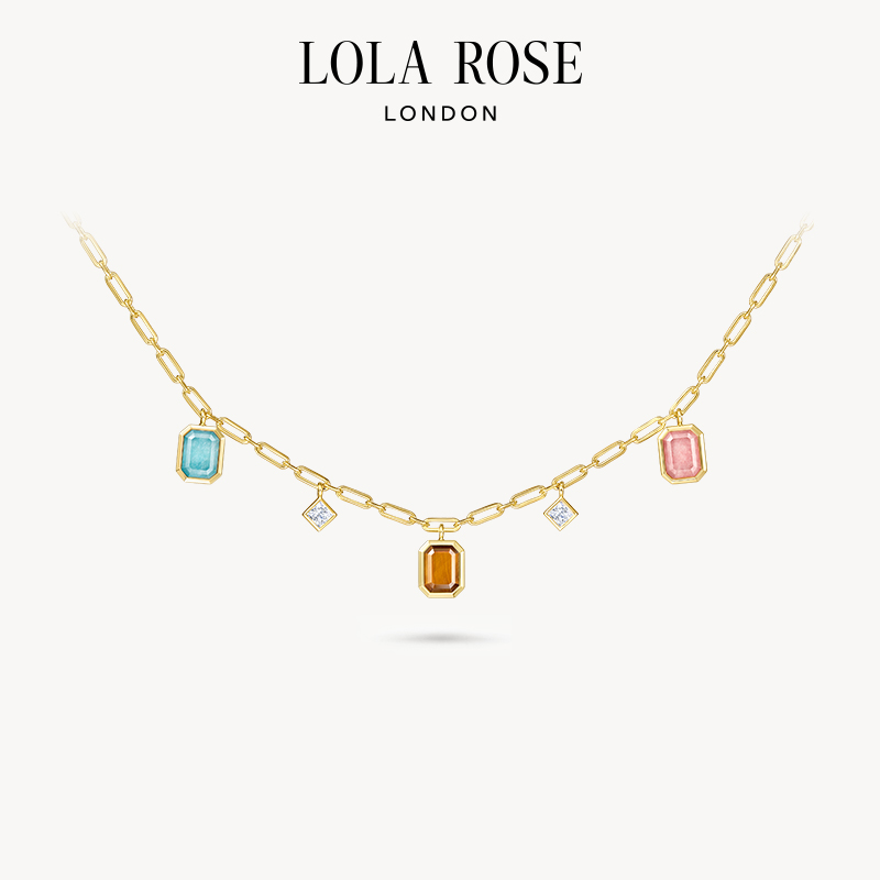 [新品上市]Lola Rose罗拉玫瑰珠宝盒系列项链设计轻奢女生日礼物