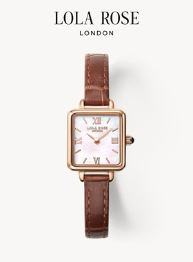 Lola Rose罗拉玫瑰经典小棕表女士手表女款高级复古情人节礼物