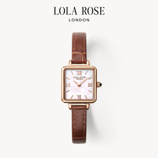 高级复古生日礼物 小棕表女士手表女款 Lola Rose罗拉玫瑰经典