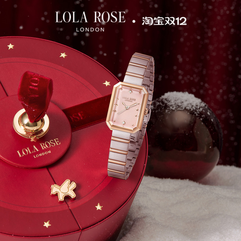 Lola Rose罗拉玫瑰方糖女士手表女款小众轻奢高级腕表生日礼物