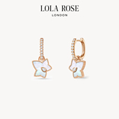 新品 上市 Lola Rose罗拉玫瑰常青藤耳饰女款 白母贝情人节礼物