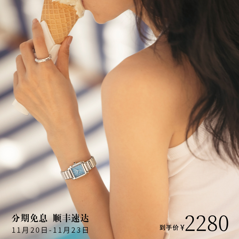 【新品上市】Lola Rose罗拉玫瑰urban城市漫游系列腕表蓝调小方表