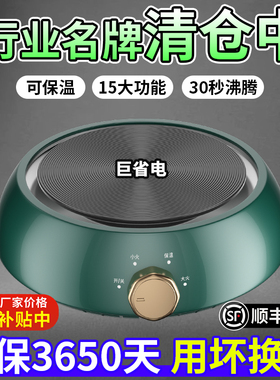【质保3650天】品牌电陶炉小型电磁炉煮茶器保温电热炉子罐罐花茶