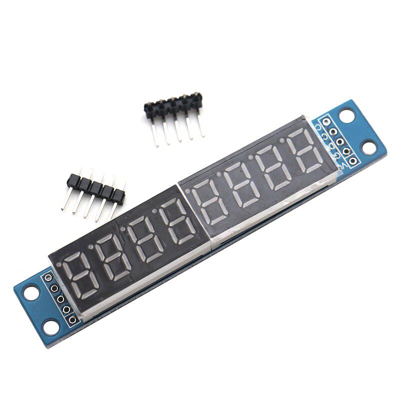 MAX7219 数码管显示模块 控制模块 成品 8位数码管 - 实物图