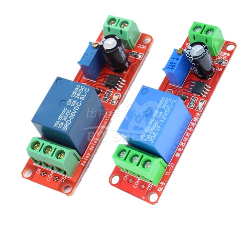 NE555单稳态延时继电器12V/5V
