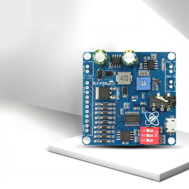 12V24V10W20W语音MP3播放器模块一对一触发自定义音频32M存储F20L