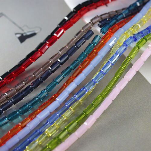 韩版diy手工韩版耳坠长方形散珠