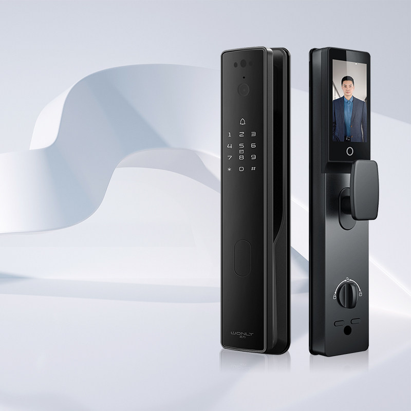 【百补】王力智能门锁3D人脸猫眼全自动指纹密码锁智能锁P50