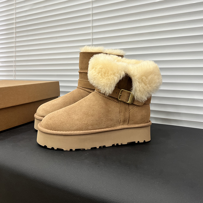 2025新款短筒骑士靴冬季加厚桑坡