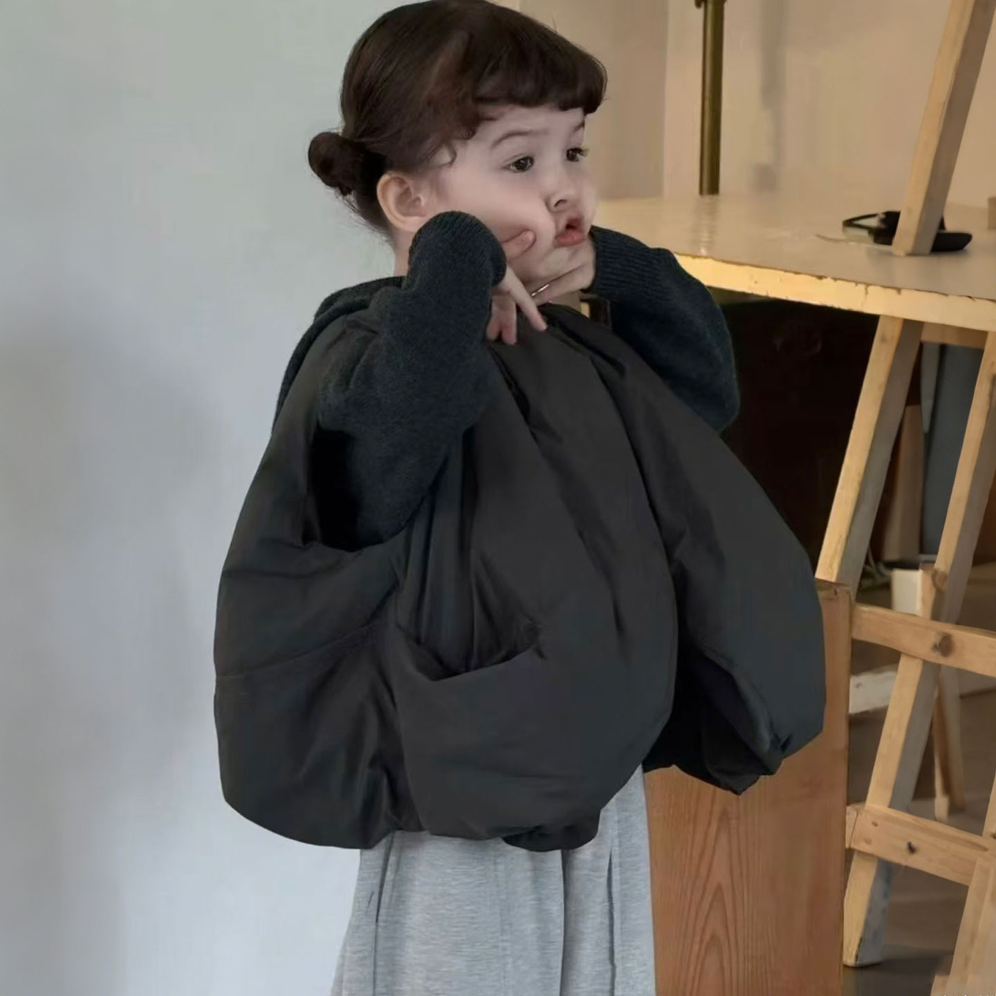 女童羽绒马甲儿童秋冬装2025新款轻薄保暖外穿背心男宝宝休闲外套