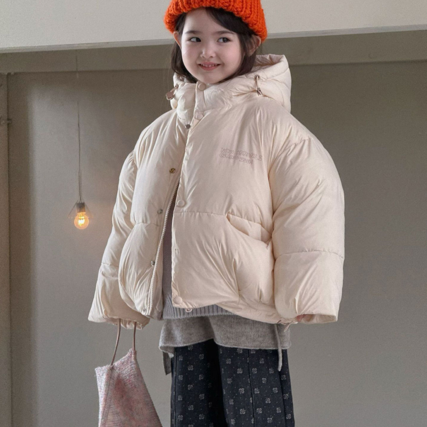 女童羽绒服儿童秋冬连帽保暖外套