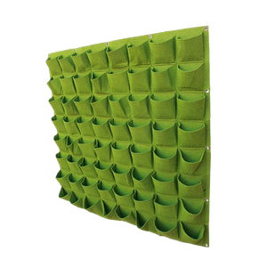 阳台挂壁式多口植物种植袋 花墙美植袋 绿化墙袋植物袋立体花盆