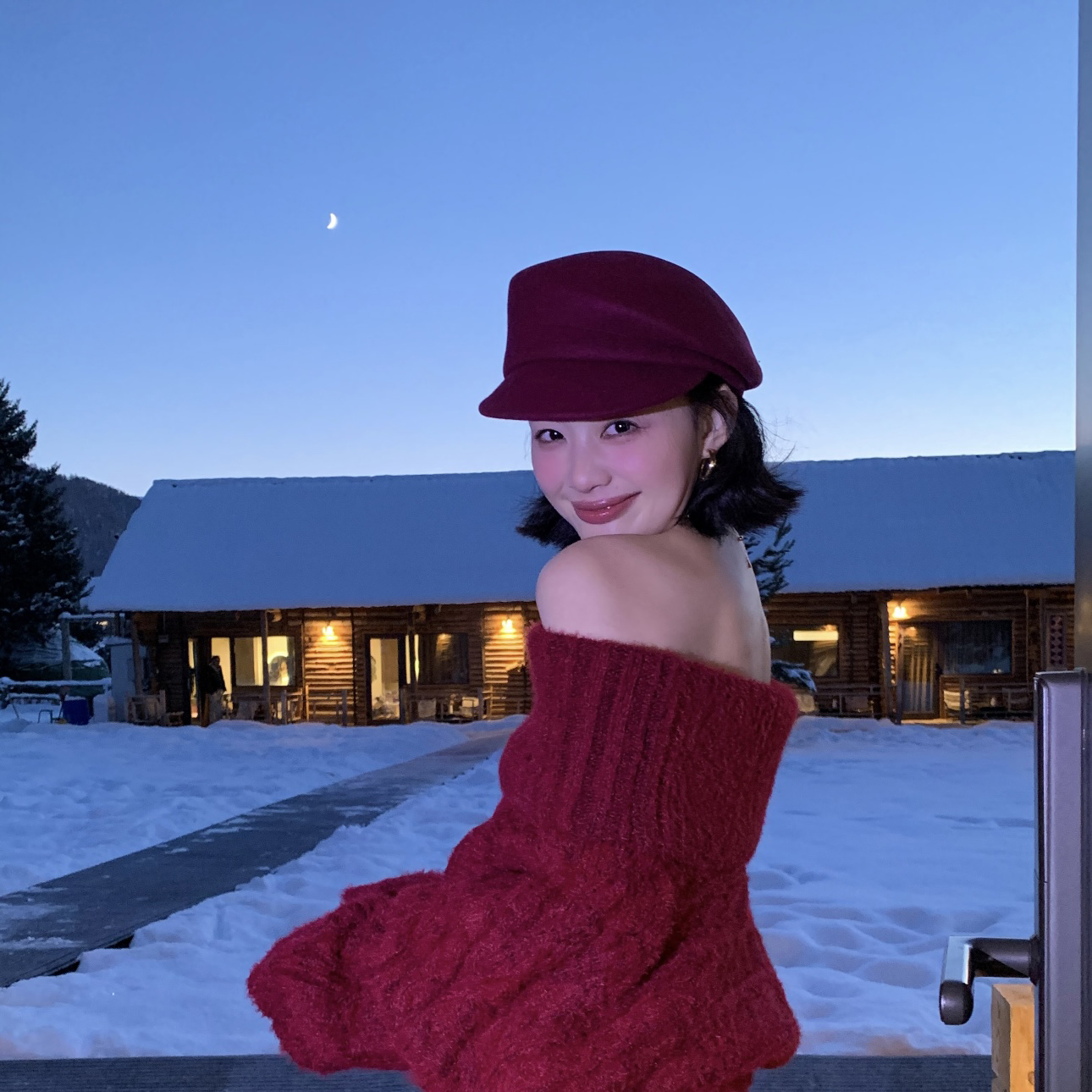 氛围感贝雷帽高品质留学千金秋冬