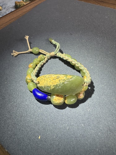 段树林河磨玉随形复古手牌手链手串