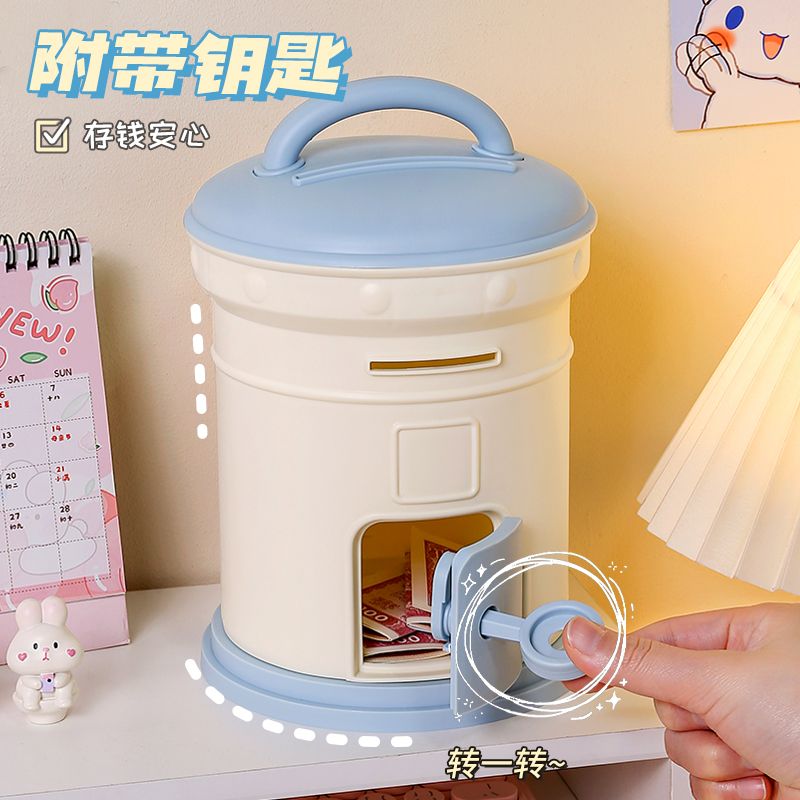 存钱罐可爱邮箱造型带钥匙