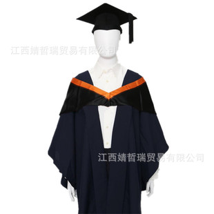 2026年国内香港理工大学毕业服学位袍理工科披肩帽子毕业拍照定制