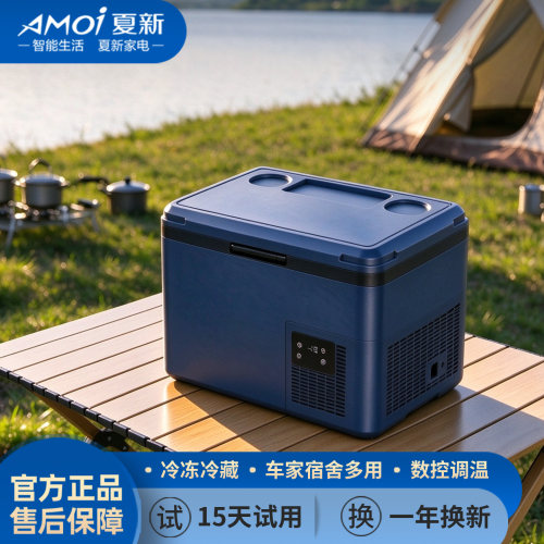 夏新12v24v冷冻车家两用车载冰箱