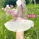 无骨撑 超蓬短款 鸭屁股暴力裙撑35cm安全裤 一体洛丽塔lolita南瓜裤