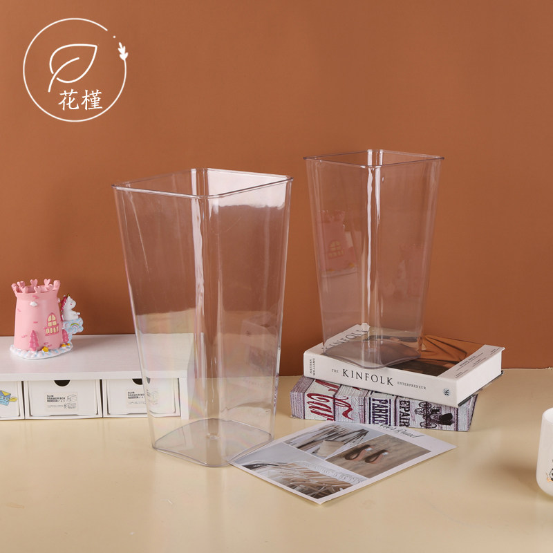 花槿亚克力桶大号花筒醒花桶家用花店专用养花桶透明塑料筒花瓶,鲜花速递/花卉仿真/绿植园艺,花艺材料,淘宝优惠券,粉丝福利购,淘宝优惠卷