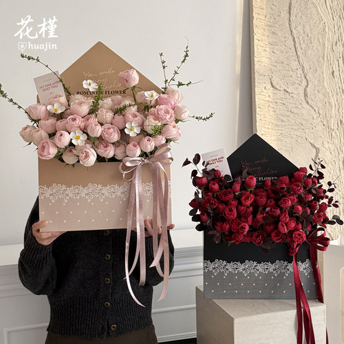 plus加厚硬挺信封情书花盒