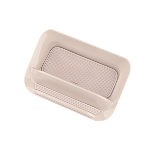 适用于比亚迪海豚屏幕下方多功能储物盒汽车手机支架改装收纳盒