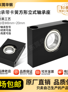 TVC BGTKB BGR81方形单轴承立式轴承座8-20 带座轴承