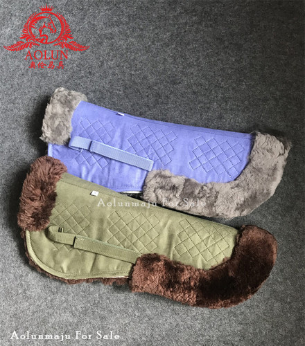羊毛加厚平衡鞍垫马鞍垫
