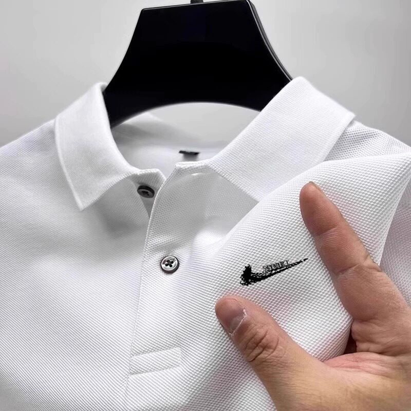 耐克顿高端纯棉polo衫男士短袖t恤2025年夏季新款翻领上衣大码男