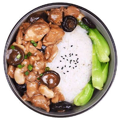 聚口福香菇滑鸡冷冻速食调理包