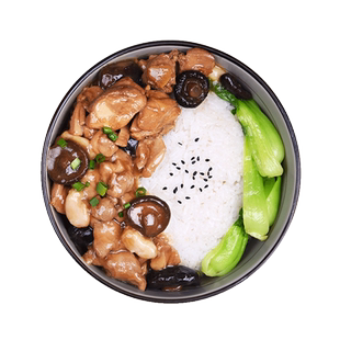 聚口福冷冻速食方便菜肴香菇滑鸡200g盖浇饭料理包快餐外卖半成品