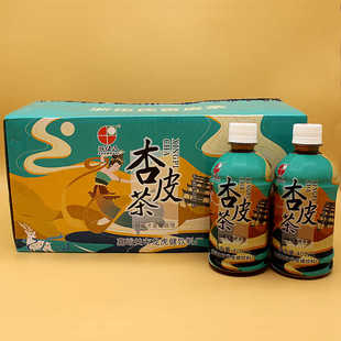 浙伍氏杏皮茶饮料甘肃嘉峪关特产整件杏皮水400ml/瓶*15瓶